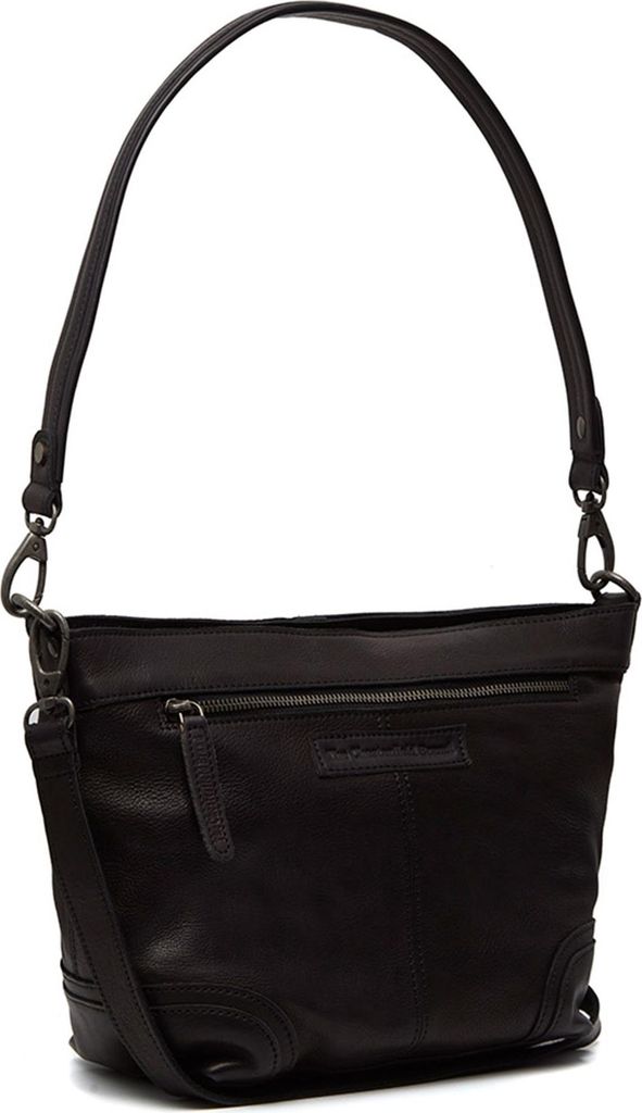 The Chesterfield Brand Leder Umhängetasche Lucy Small Hobo Bag Black schwarz