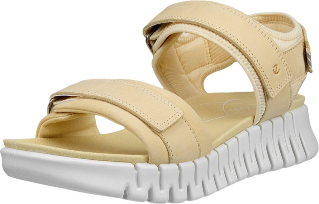 Ecco GRUUV SOL Damen Sandale - Sandaletten gelb Freizeit NEU
