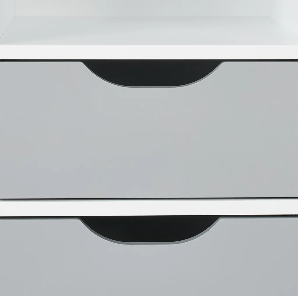 Bureau pour enfants Relaxdays pour devoirs et dessin avec rangements - 8