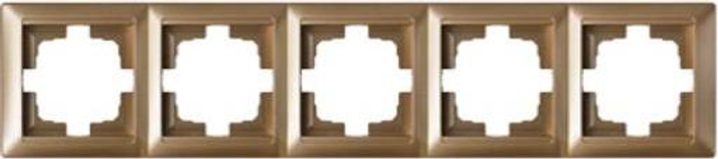 Universal Rahmen 5-fach Premium serie STILE Bronze