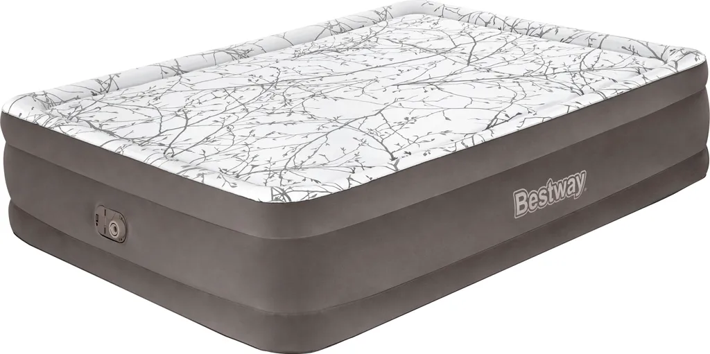 Matelas Gonflable d'Appoint pour Invités avec Pompe Électrique 203 cm