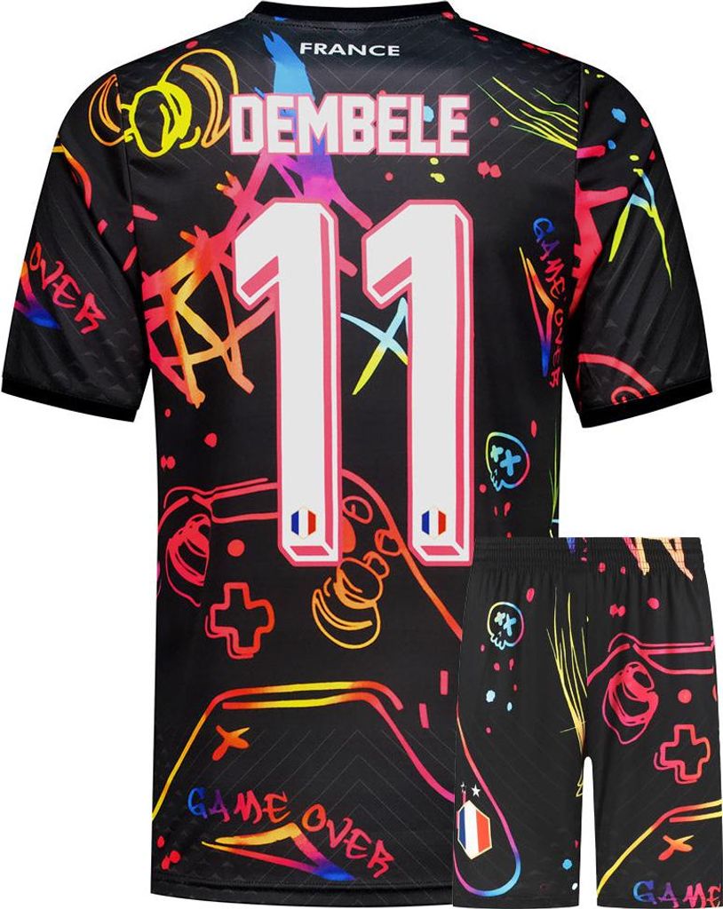 Frankreich Fußball Trikot Set Dembele - Gaming - Kinder und Erwachsene - L