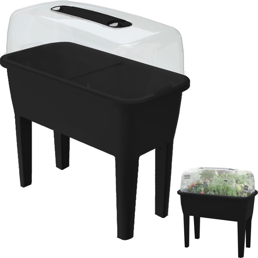 Gewächshaus RESPANA PLANTER SET - anthrazit Produktbild 7