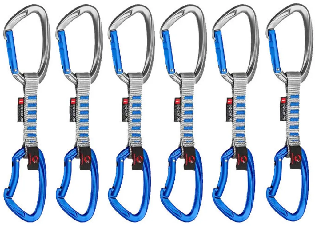 Évitez l'usure invisible avec les dégaines Mammut Crag Indicator x6