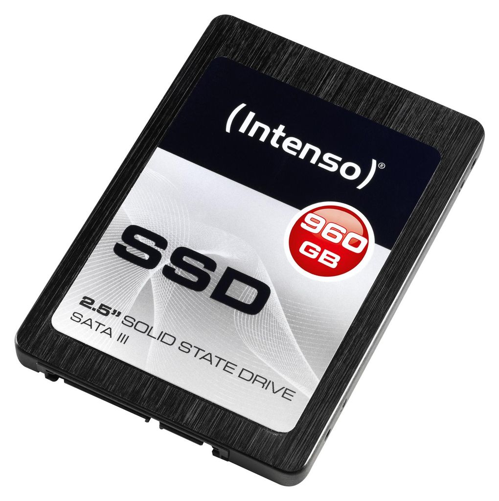 Intenso 2,5" SSD SATA III, hoge prestaties, 960 GB Productafbeelding 