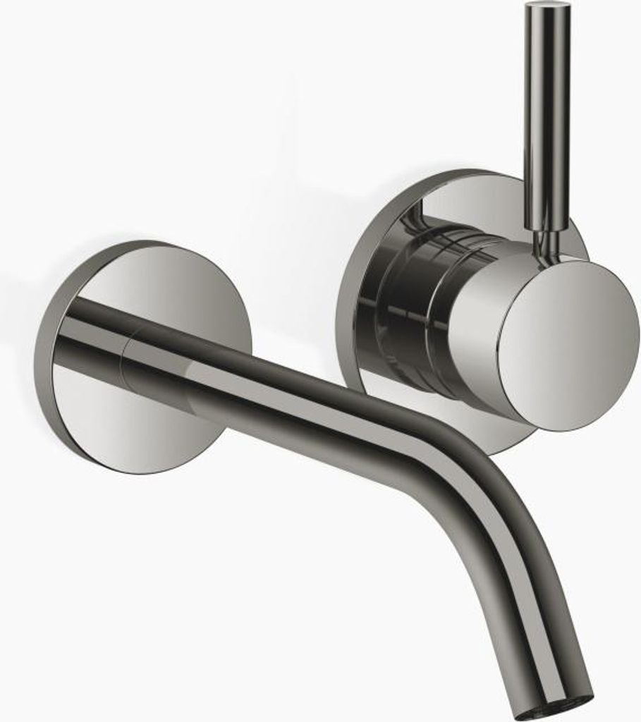 Dornbracht META Waschtisch-Wand-Einhandbatterie ohne Ablaufgarnitur, Ausladung 190mm, luftangereicherter, runder Strahl, 36860660-19