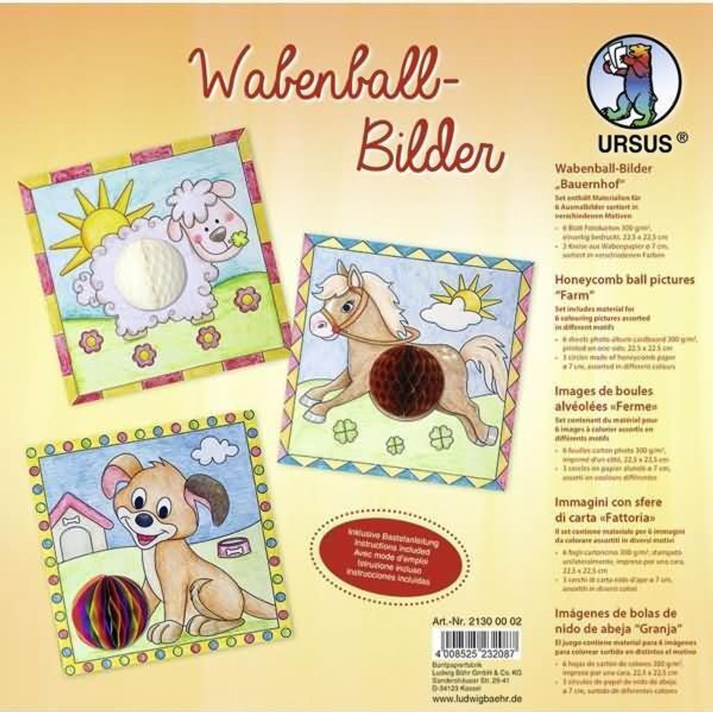 Wabenball-Bilder 'Bauernhof'