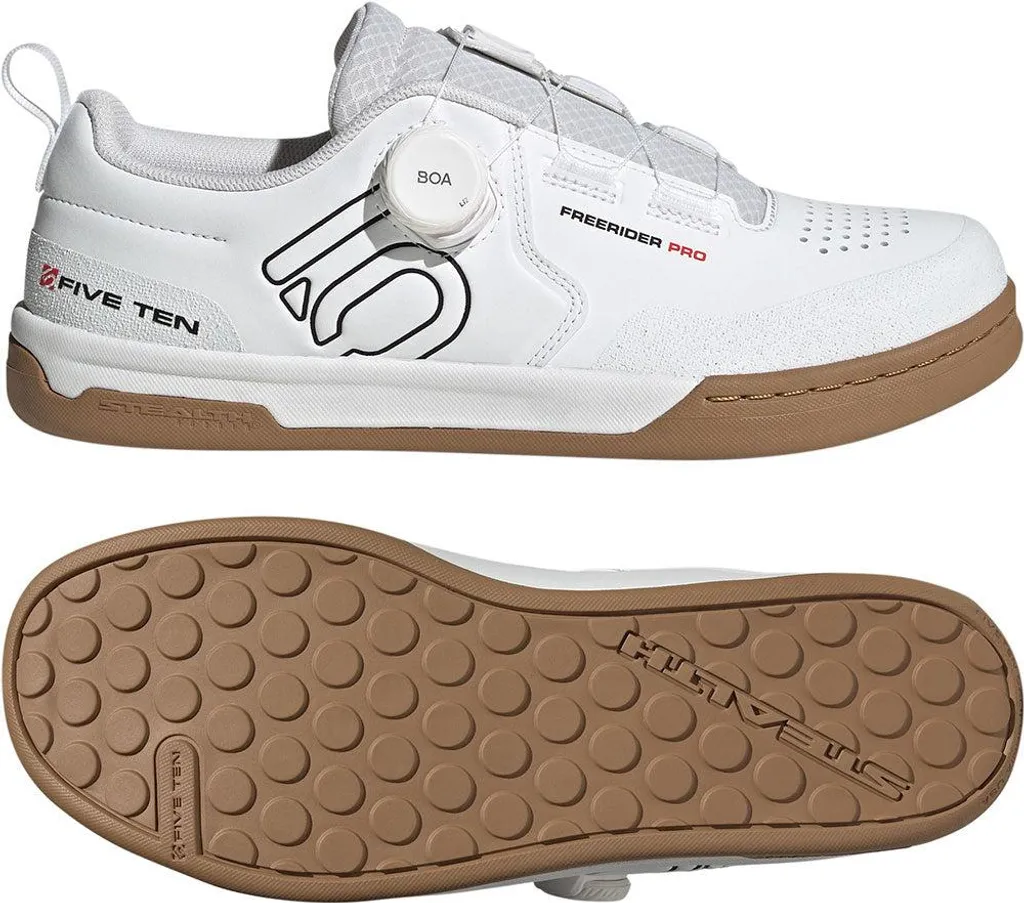 Chaussures VTT Homme Five Ten Freerider Pro Boa pour Enduro Blanc