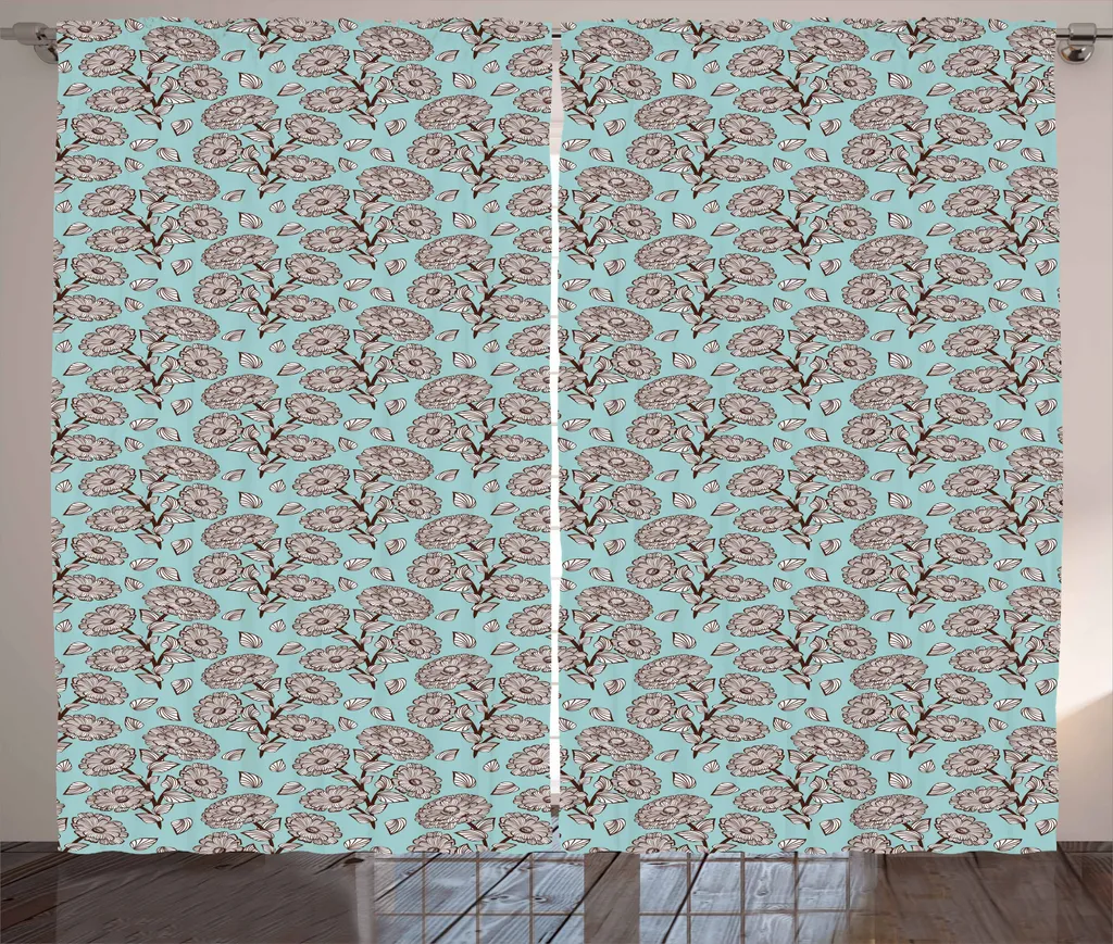 Tenda ABAKUHAUS Fiori Rustici 280x175 cm - Qualità e Design Vintage