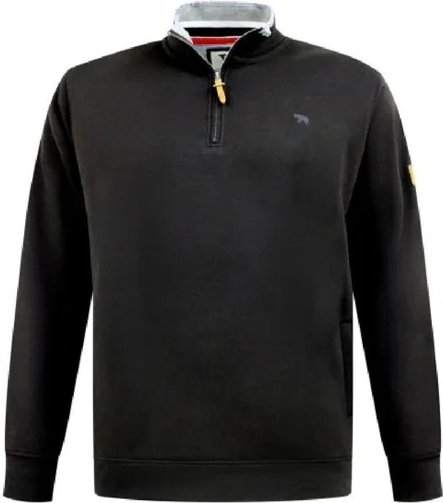 Duke - "D555 Russel" Sweatshirt für Herren, Fleece, Kingsize DC567 (7XL) (Schwarz)