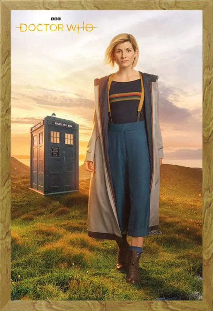 Regalo Doctor Who: Poster 13° Dottore e Cornice Shinsuke Rovere