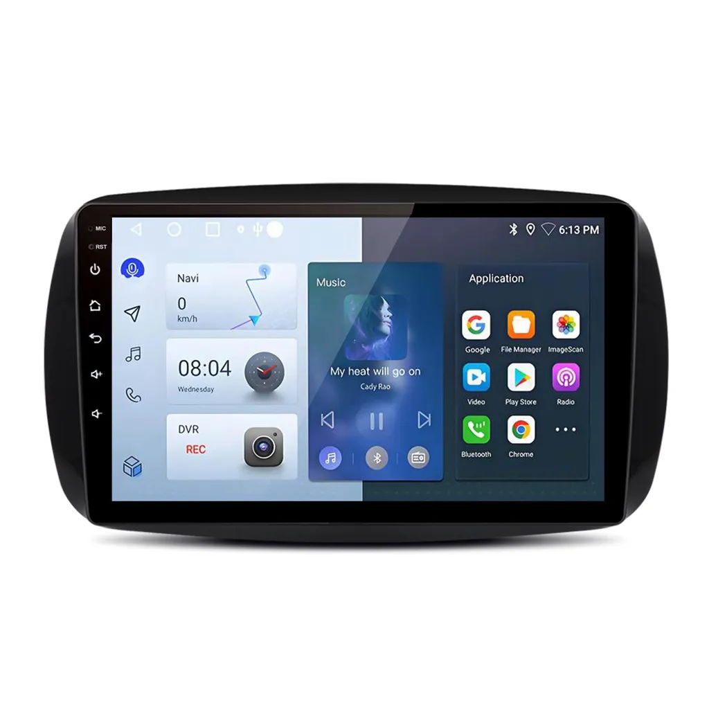 9''Android13 carplay android auto 1+32G navi Für Mercedes Benz Smart Forfour Fortwo 453 2016-2019 GPS Sat Radio DAB+ WIFI SWC FM