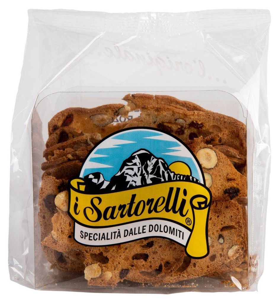 Sartorelli Cracker Noisette Raisin 150g – Snack croquant Image du produit 