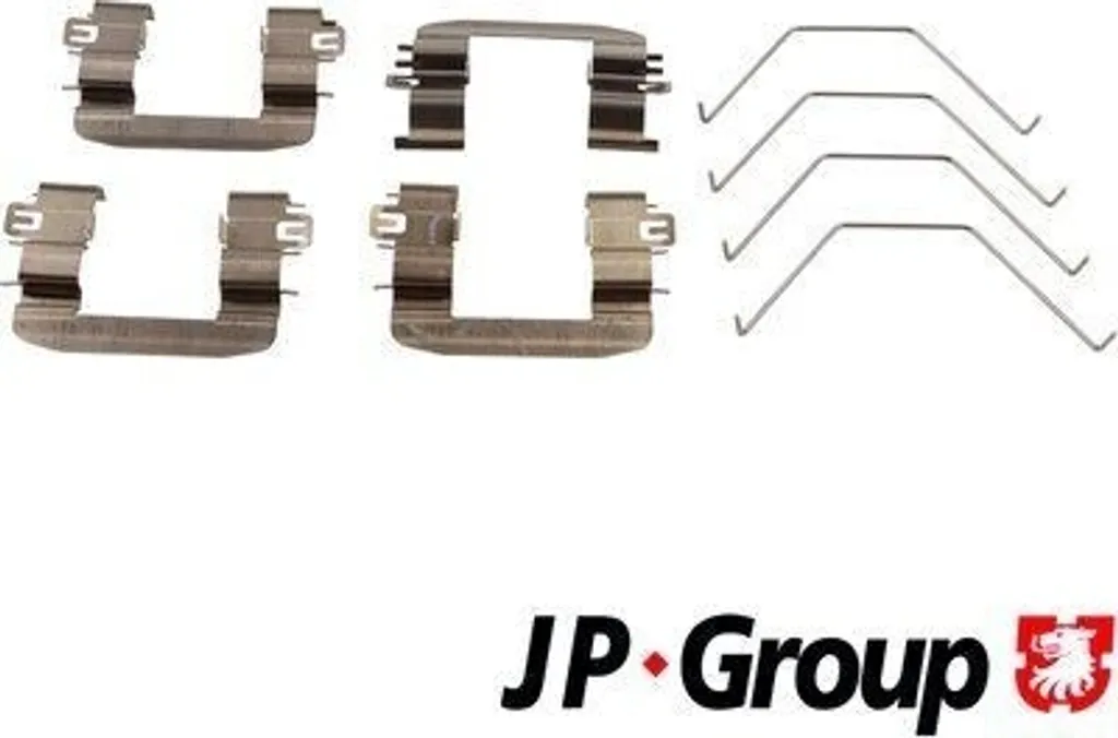 Kit accessoires JP GROUP 3664002210 : Fixation plaquettes frein avant