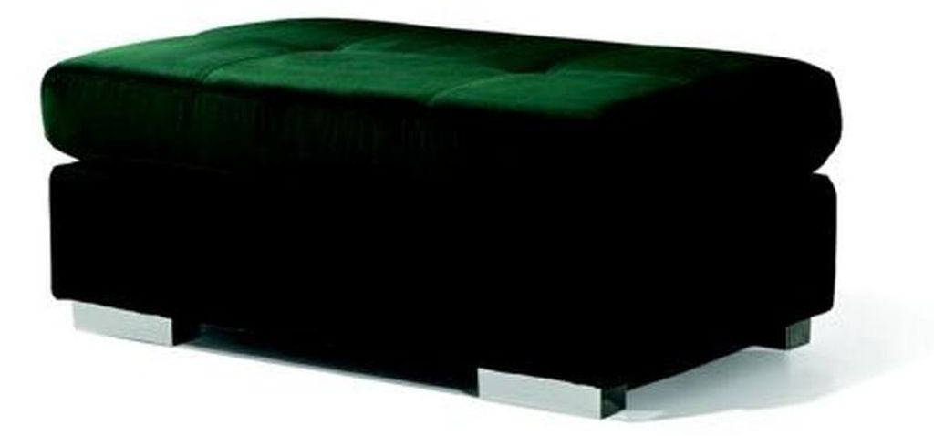 XXL Club Fußhocker Leder Lounge Hocker Ottomane Pufa Textil Ottoman Designer Neu