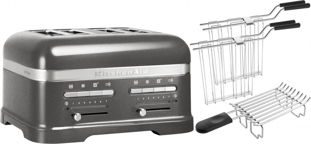 KitchenAid Set 2, 4-Scheiben Toaster Artisan 5KMT4205 Medallion Silber
