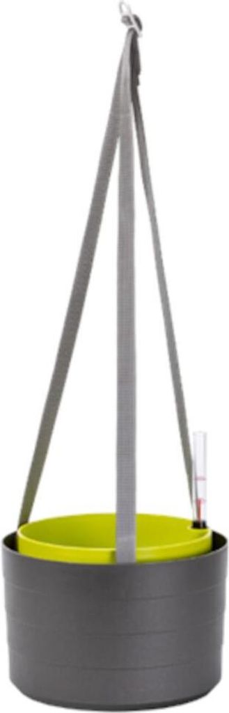 Hängeampel Berberis 26 cm anthrazit/grün mit Bewässerung