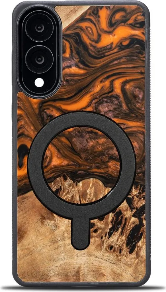 Custodia Bewood Samsung S25 Edge - Un Viaggio tra Legno e Resina