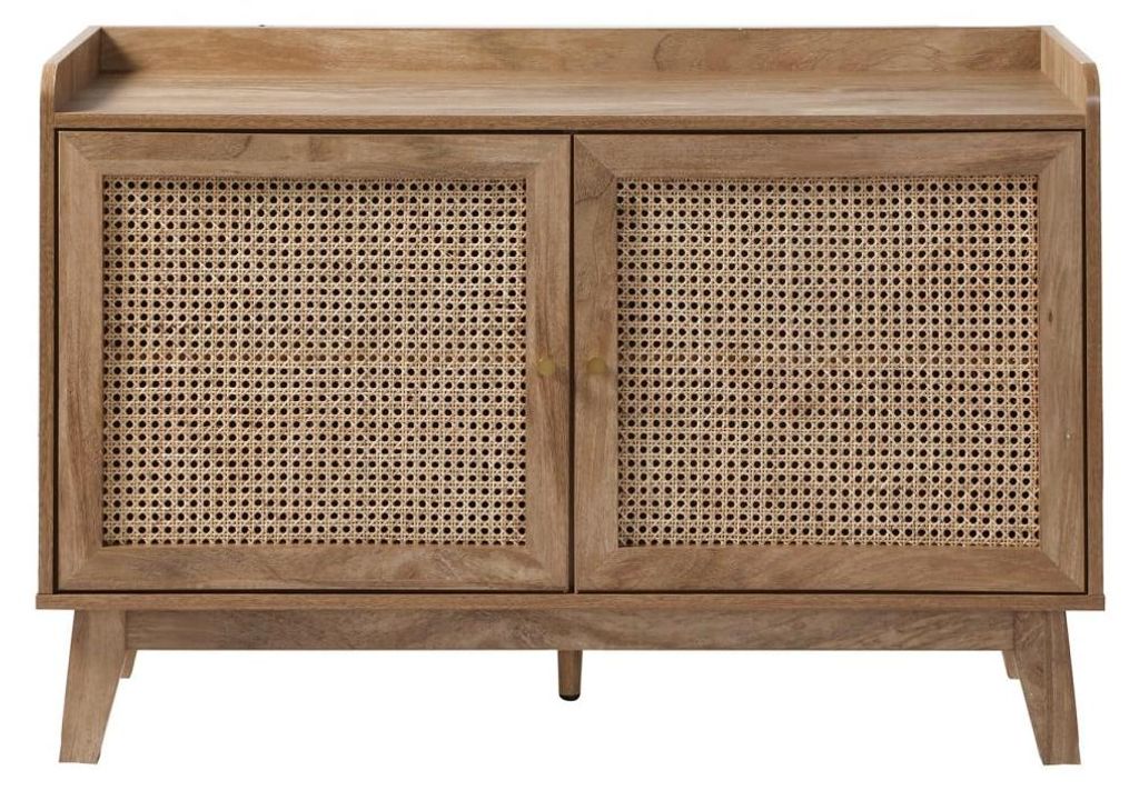 CALICOSY - Buffet 2 Portes en Cannage Rotin L110 cm - PALMO Image du produit 
