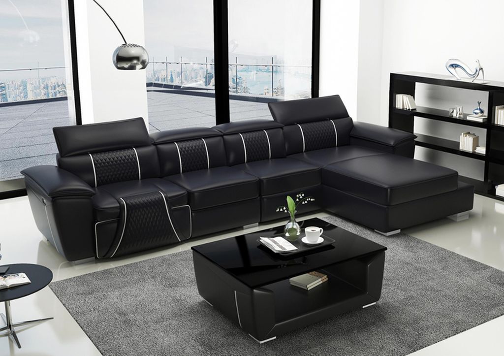 Eck Stoff Ecksofa L Form Sofa Couch Design Couch Polster Textil Modern Leder Neu