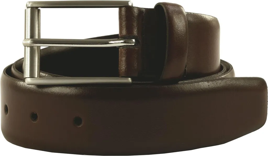 Strellson Cintura Uomo Pelle Marrone Scuro W90 | Vera Pelle di Mucca