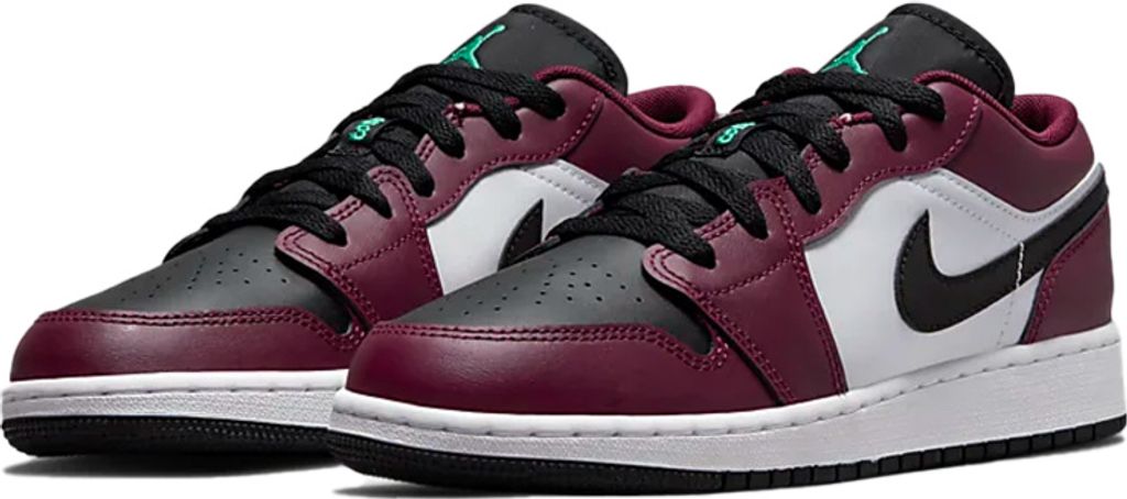 Nike Air Jordan 1 Low SE White Burgundy GS Damen Sneaker - EU 36