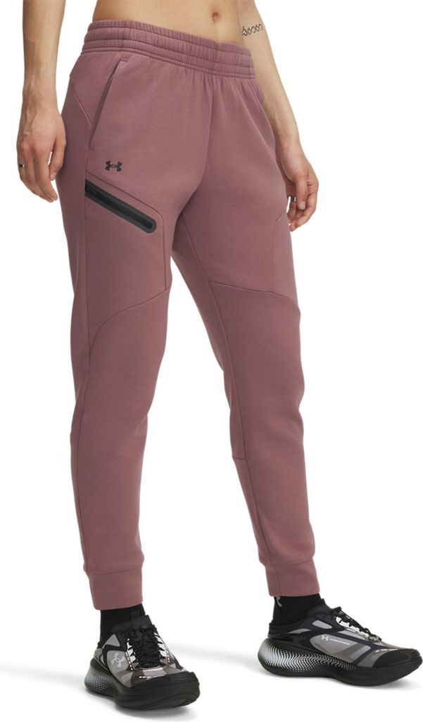 Under Armour Unstoppable Flc Jogger - maroon mist, Größe:XS
