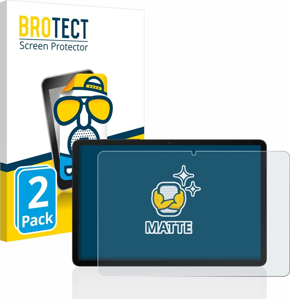 2x BROTECT Schutzfolie für Samsung Galaxy Tab S8 WiFi Displayschutz Displayschutzfolie Folie Matt Entspiegelungsfolie