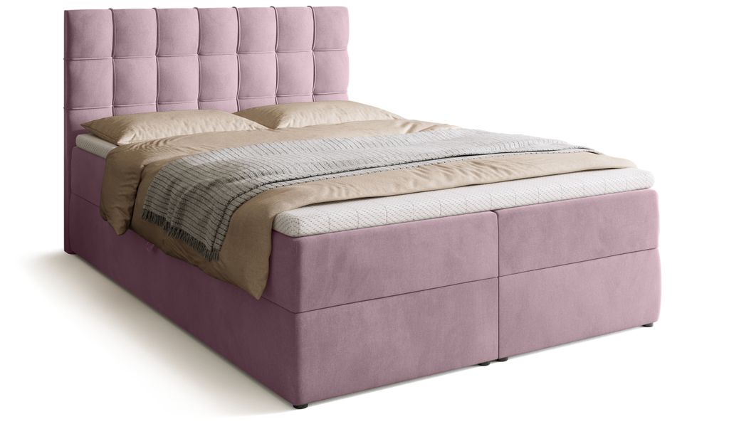 BroMARKT Boxspringbett DETROIT mit 2 Bettkasten, Produktbild 
