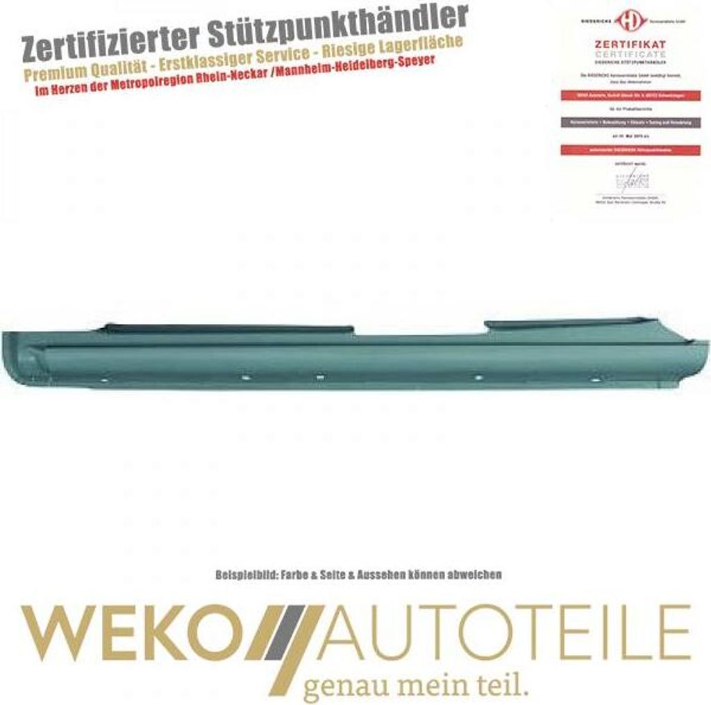 Einstiegblech rechts DIEDERICHS 9940042 für MAZDA