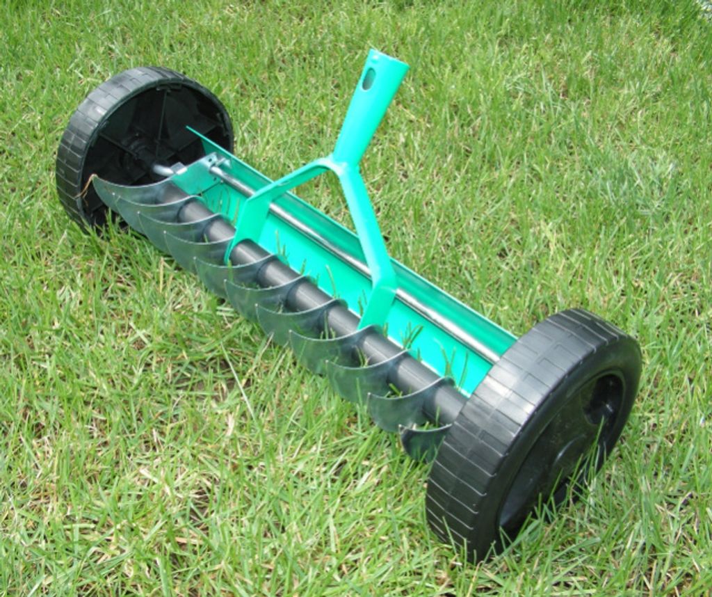Ricyea Rasenbelüfter Anuell, Aerifizierer Für Rasen, Rasenlüfter Walzen, Rasenrolle It 39