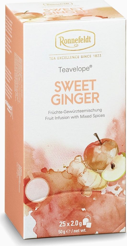 Teavelope Sweet Ginger (25x2g) Produktbild 