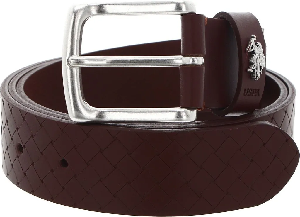 Cintura Intrecciata U.S. POLO ASSN. Hitchcock Tan W110 Originale