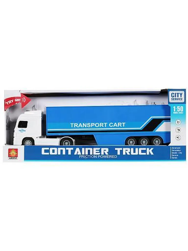 Camion avec Remorque Robuste WY796B : Un Jouet Durable qui ne Casse Pas