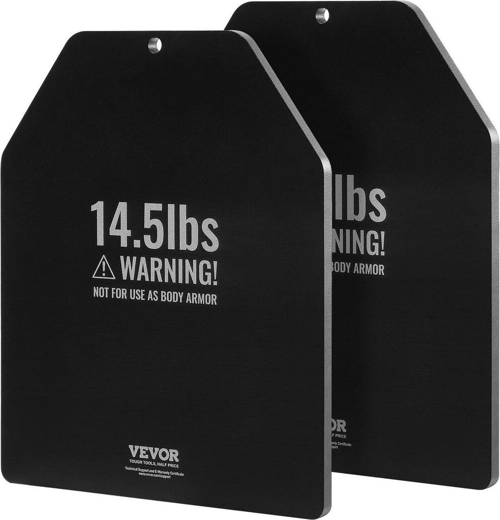 Weight Vest Plates for Strength Training Running Workout 2x14.5 LB Plates
