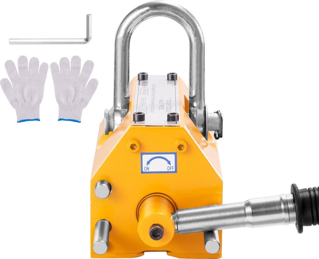 SucceBuy Magnetheber , Tragkraft 660 lbs/300 kg, Sicherheitsfaktor 2,5, permanenter Hebemagnet aus Neodym und Stahl mit Entriegelung, Hochleistungs...