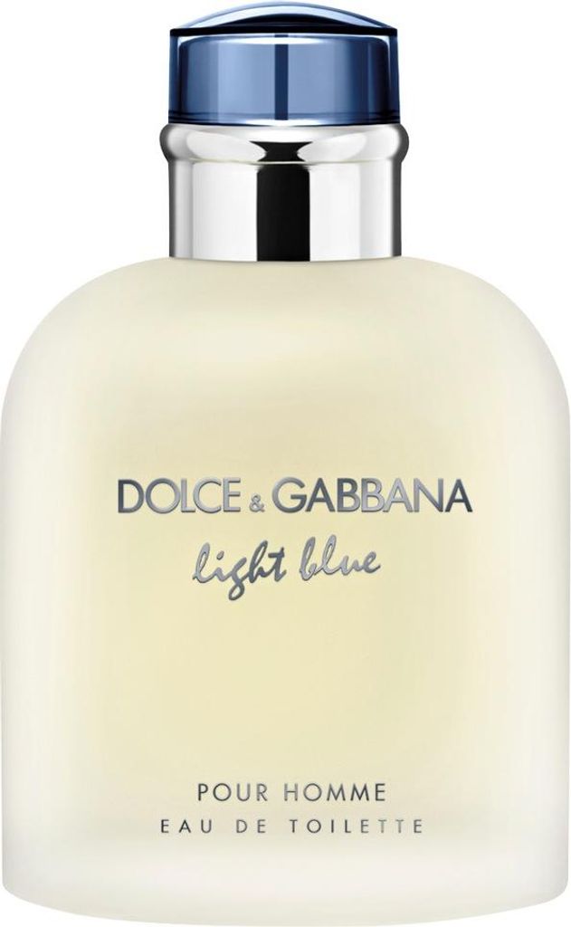 A product shot of a bottle of Dolce & Gabbana Light Blue Pour Homme Eau de Toilette.