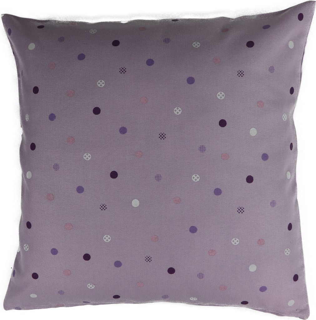 Kissenhülle Kissenbezug Dekokissen Leinenoptik 40 x 40 cm Flieder