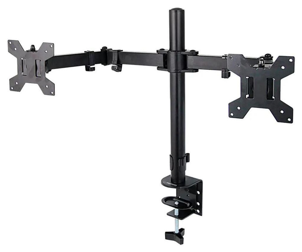 Esperanza ERW018 Desk mount for two monitors 10-27'' up to Productafbeelding 