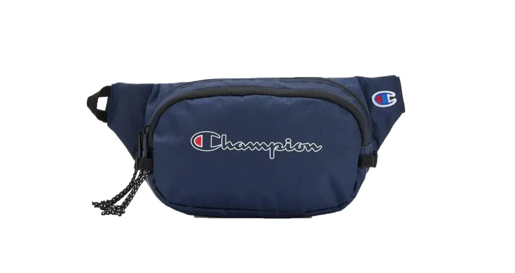 Sac banane Champion bleu avec logo brodé - Sacoche ceinture iconique