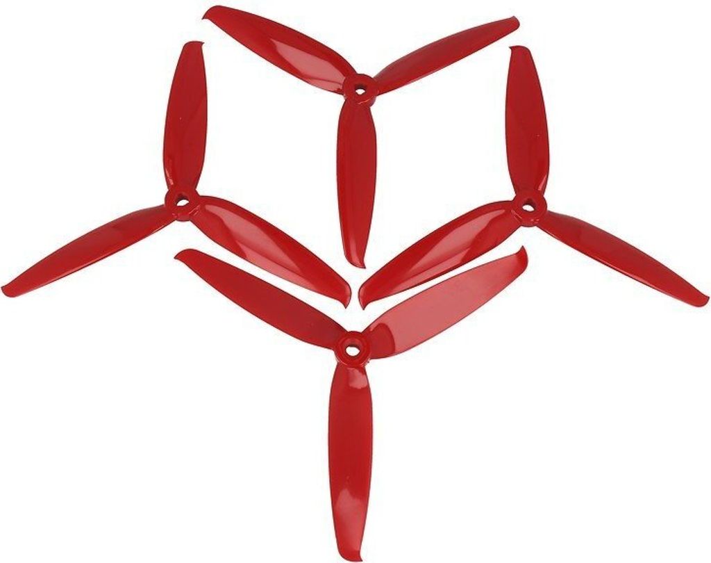 Gemfan 6042 6x4.2 Flash 3-Blatt-Propeller - Rot (2xCW, Produktbild 