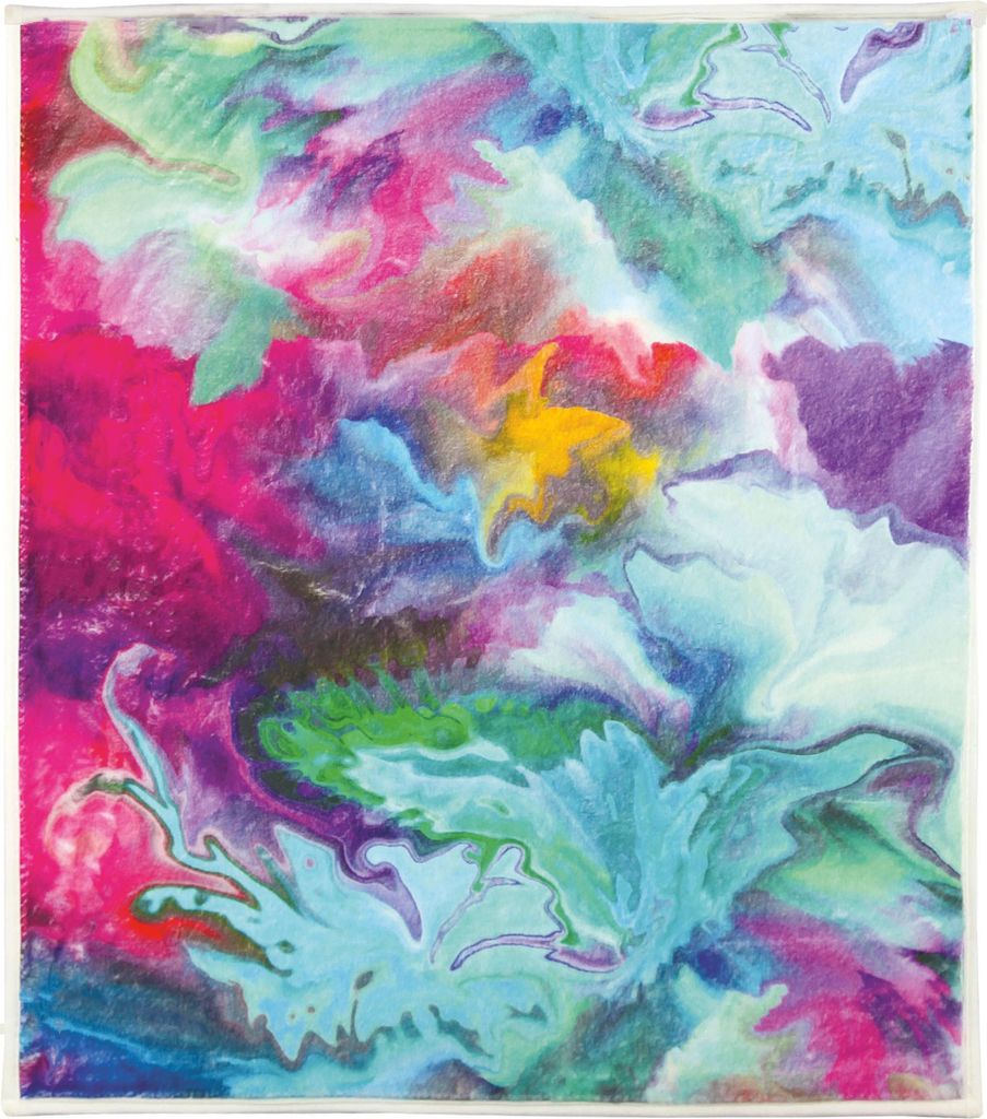 Kleine Wolke Badteppich FUSION Multicolor 50 x 60 cm