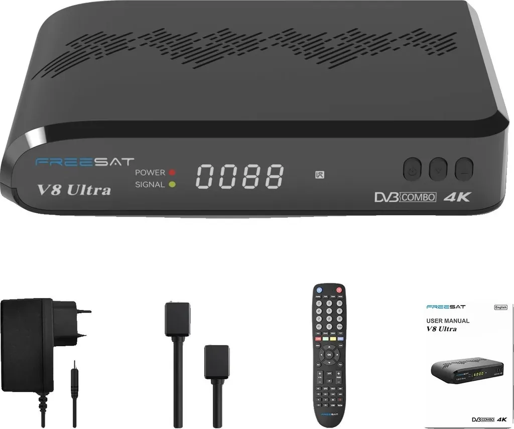 Récepteur Satellite V8ultra BOX 4K : Fini les Images Floues en TV EU