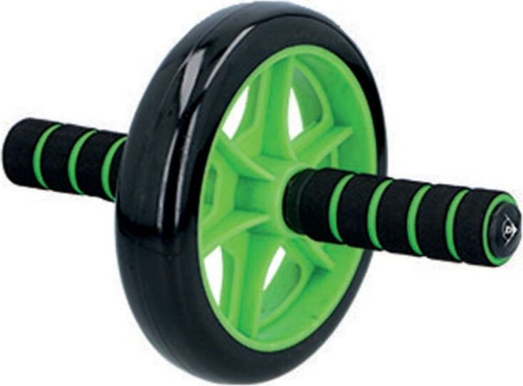 Dunlop - Ein-Rad-Bauchmuskel-Trainingsrolle (grün)