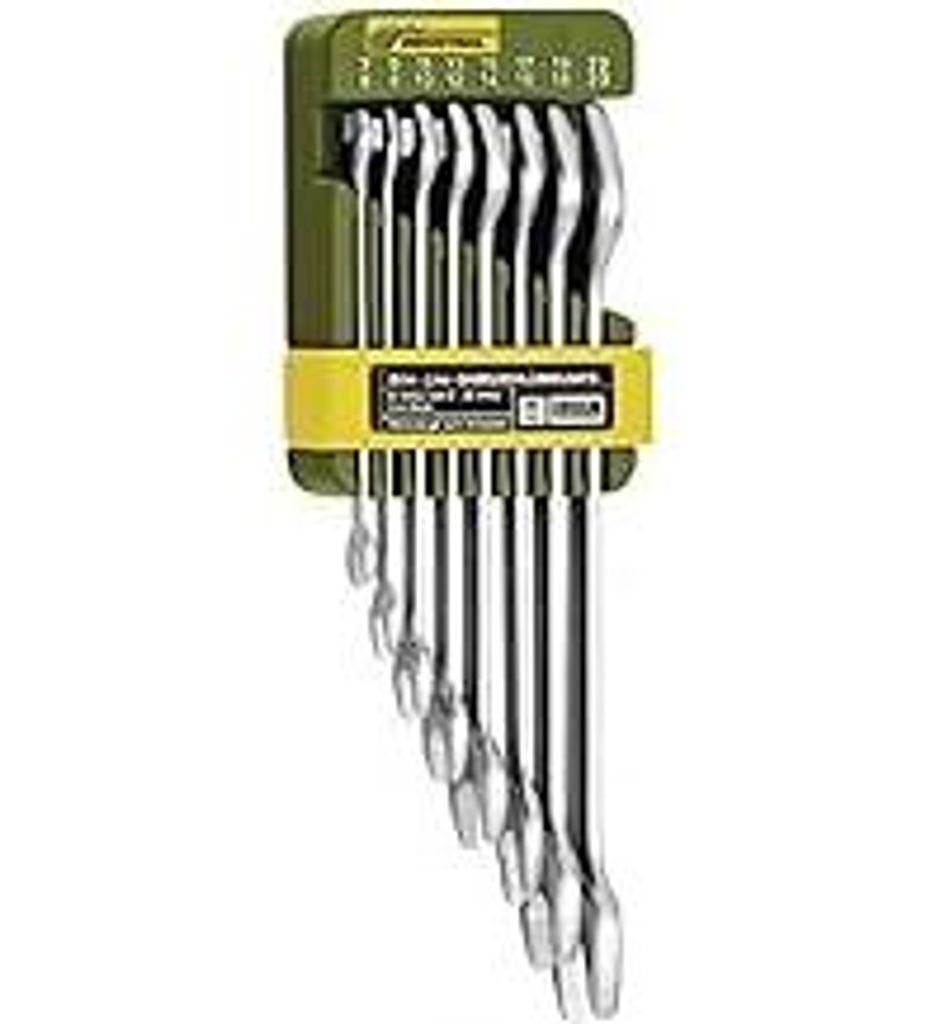 Proxxon Doppelmaulschlüssel Satz, 8 tlg. Slimline Schaubenschlüssel S/w 6-22 mm