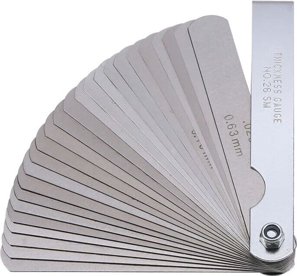 SONIC Fühlerlehre 47002 92mm Stahl Metall Produktbild 