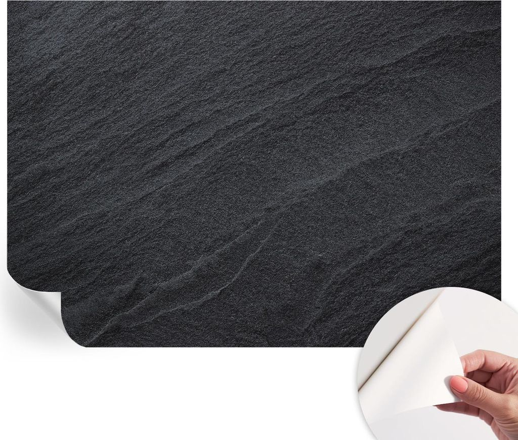 Selbstklebende Wandtapete - Dekorative Tapete für Wohnzimmer - Klebefolie für Wandbilder - Tapetenfolie für Wanddekoration - 208x146 cm - Steine...