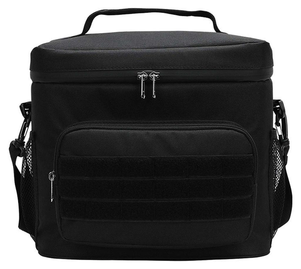 Wasserdichte Picknicktasche für den Außenbereich, isolierte Lunchboxtasche im Tarnmuster, Tragetasche aus Oxford-Gewebe, auslaufsicherer 15-Liter...