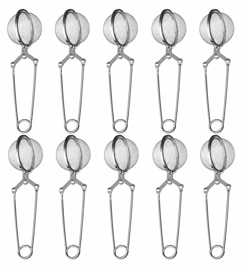 Bayli 10er Set Teezange aus Edelstahl für losen Tee | 10 Produktbild 