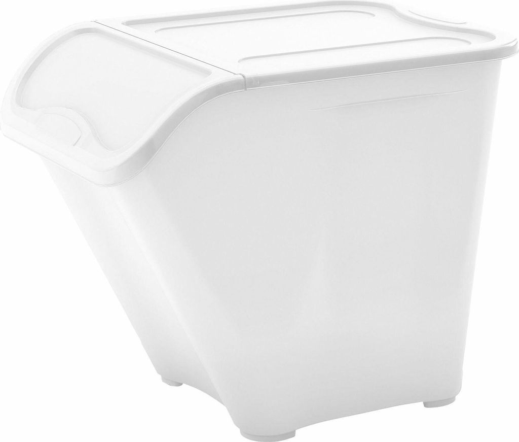 Keter All In Box Xl 55L Latte Bianco Cestino di separazione Immagine del prodotto 